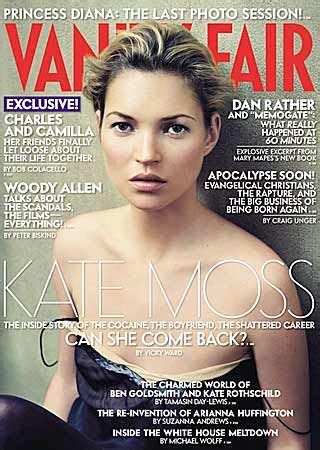 US Vanity Fair December 2005 : Kate Moss by Craig McDean